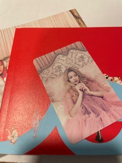 wts red velvet the velvet album with yeri photocard