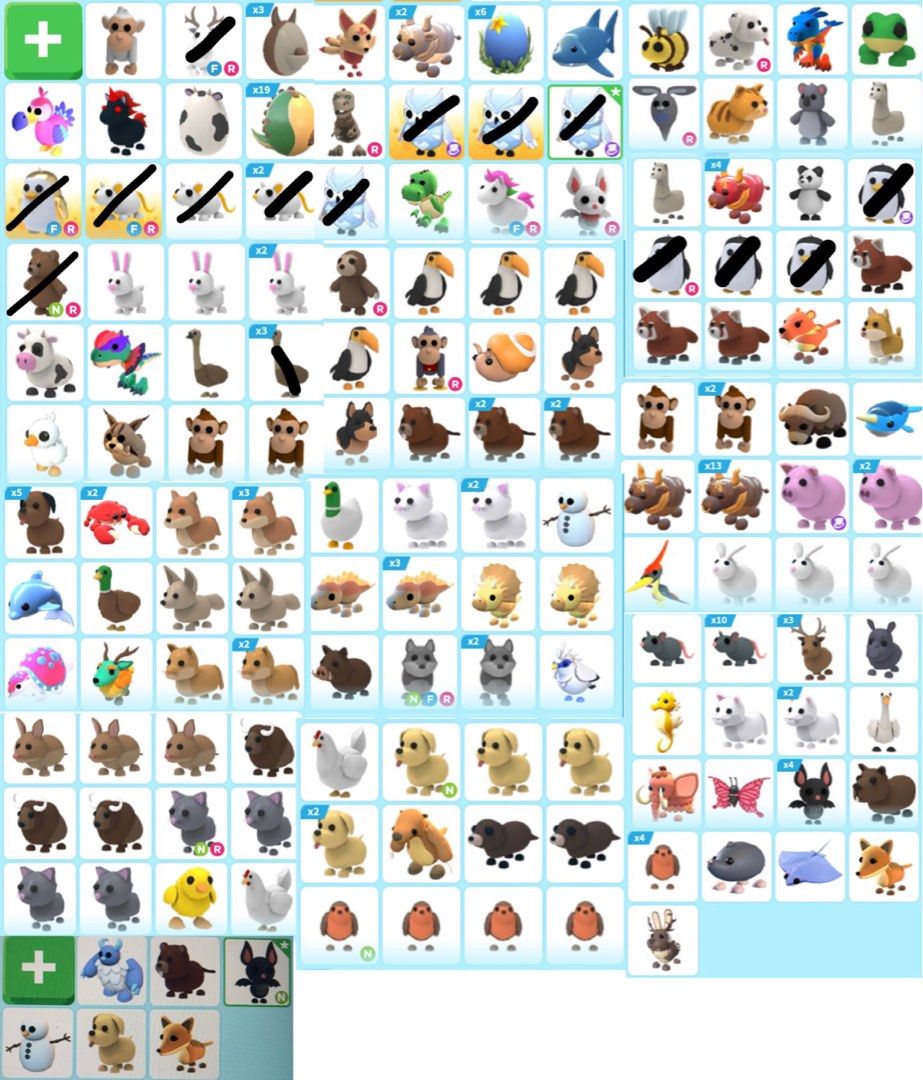 wts roblox adopt me pets and items, Video Gaming, Gaming Accessories