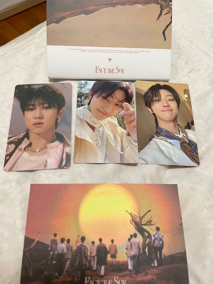 WTS seventeen face the Sun weverse album Xu Minghao The 8