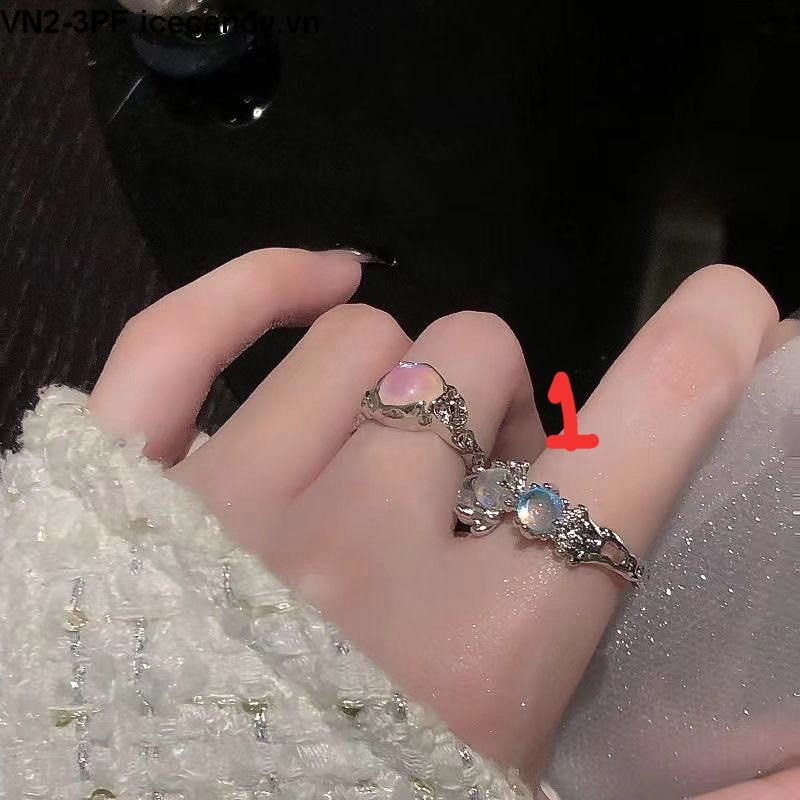 Y2K Women s Accessories Ring Men Fashion Crystal Jewellery Silver