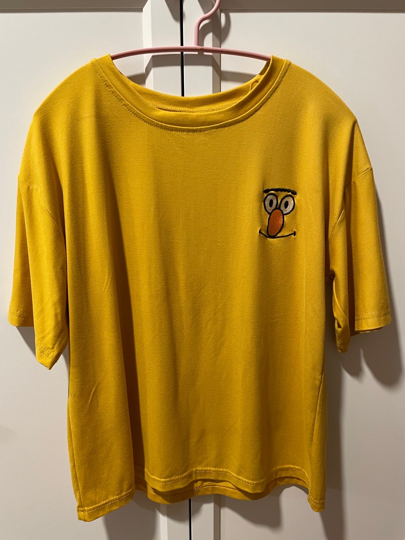 Yellow Sesame Street Shirt Women s Fashion Tops Shirts on Carousell