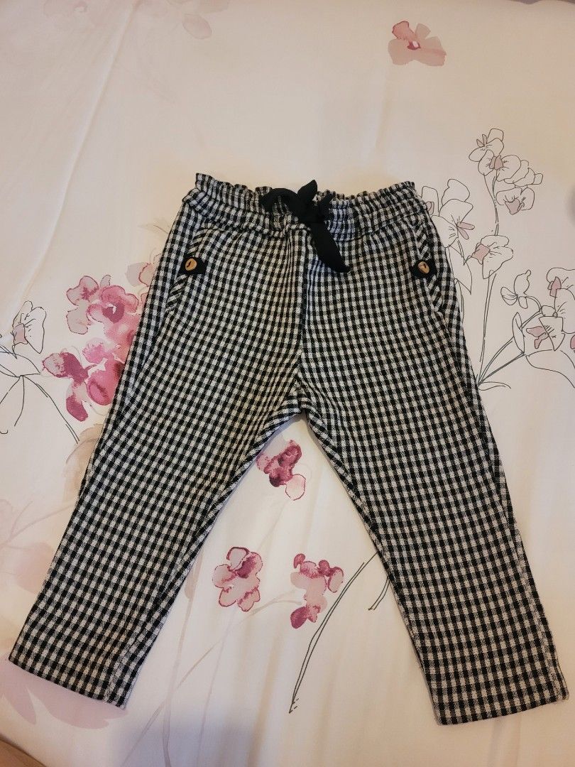 Zara baby girl trousers discount