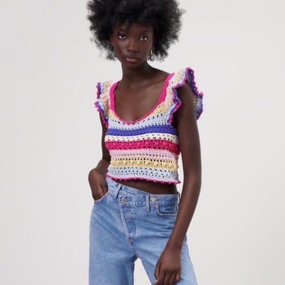 Crochet online jumper zara