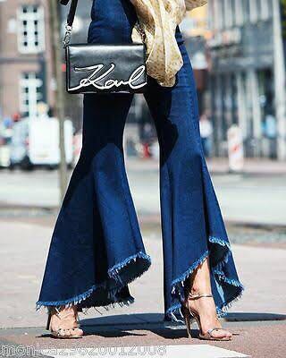 Trendy bell outlet bottom jeans