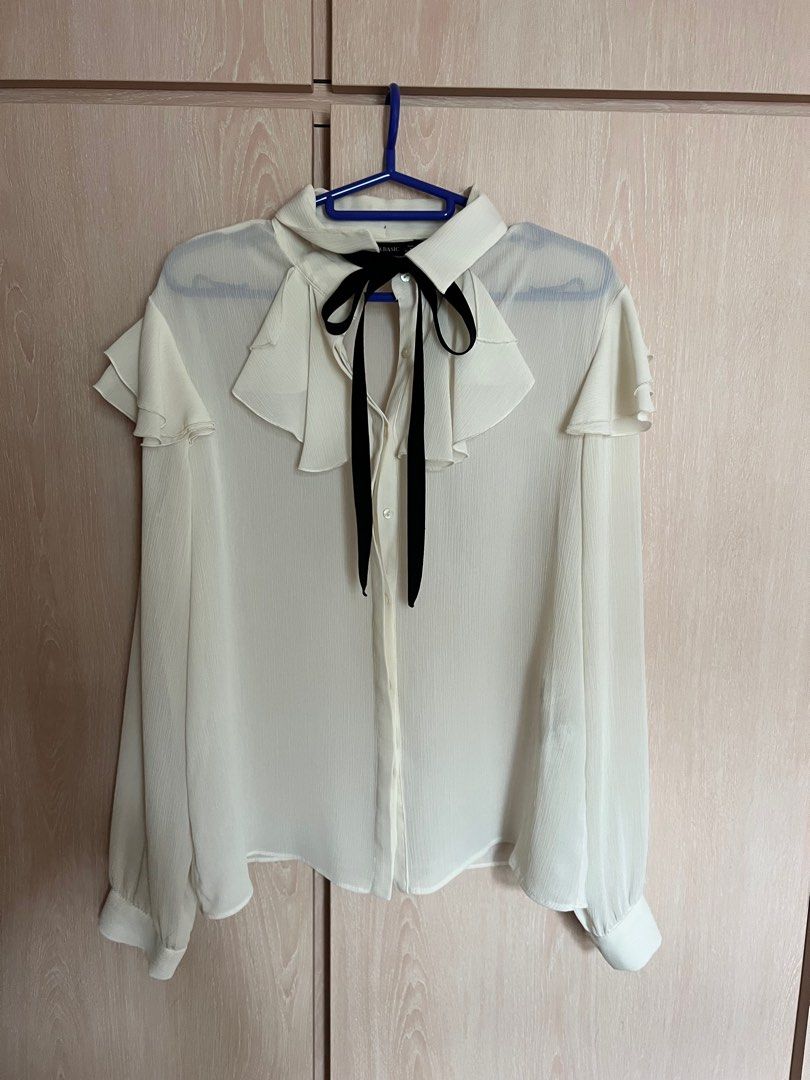 White zara shirt