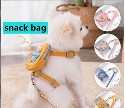 Dog harness with detachable bags on sale
