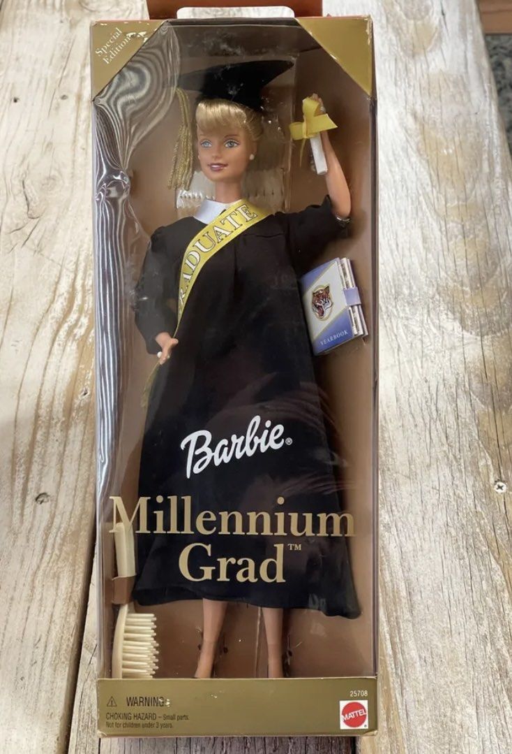 Millennium graduation discount barbie value