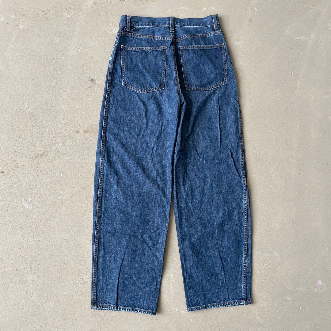 2020 Spring Uniqlo U Wide Fit Jeans, Men's Fashion, Bottoms, Jeans