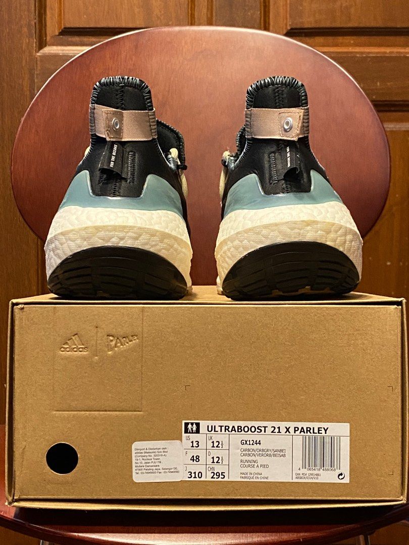 2021 Adidas Ultraboost x Parley Carbon Orbgry Sanbei Colourway
