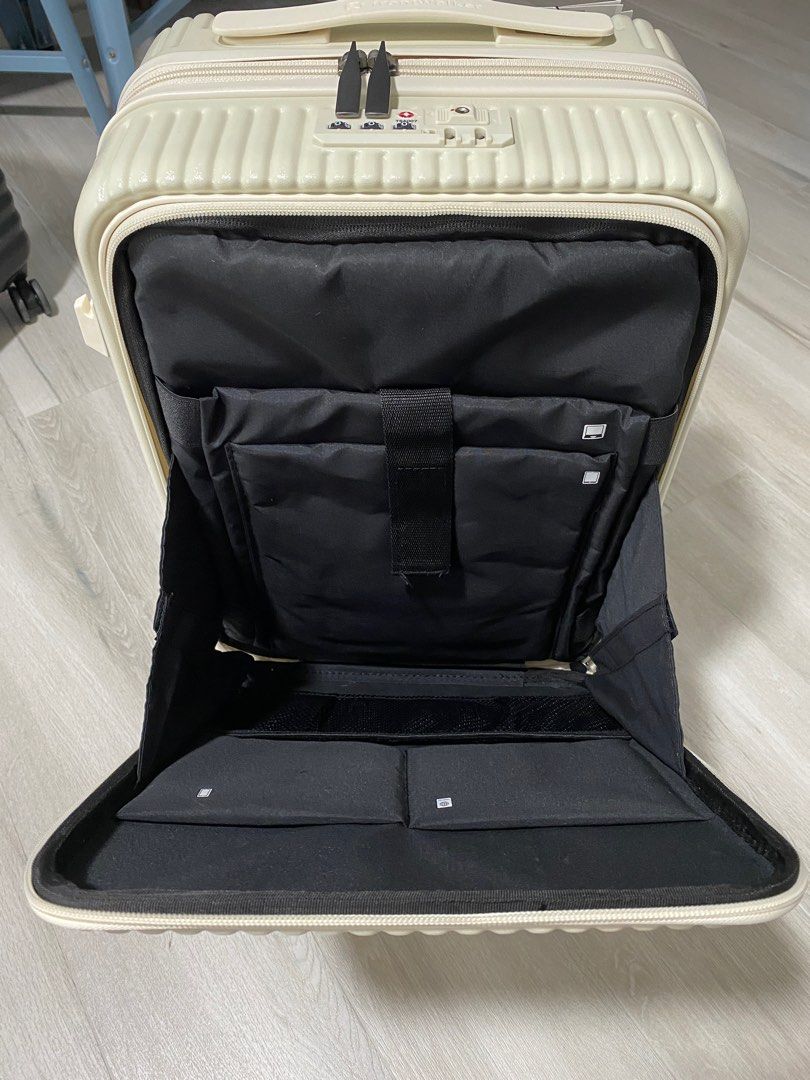 20inch cabin luggage with front compartment , Hobbies & Toys, Travel ...