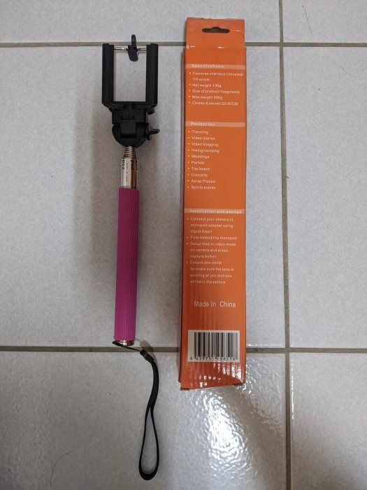 (全新) 自拍桿 自拍棒 粉紅 Monopod Model Z071 Cameras and phones 手機 相機, 相機攝影, 攝影