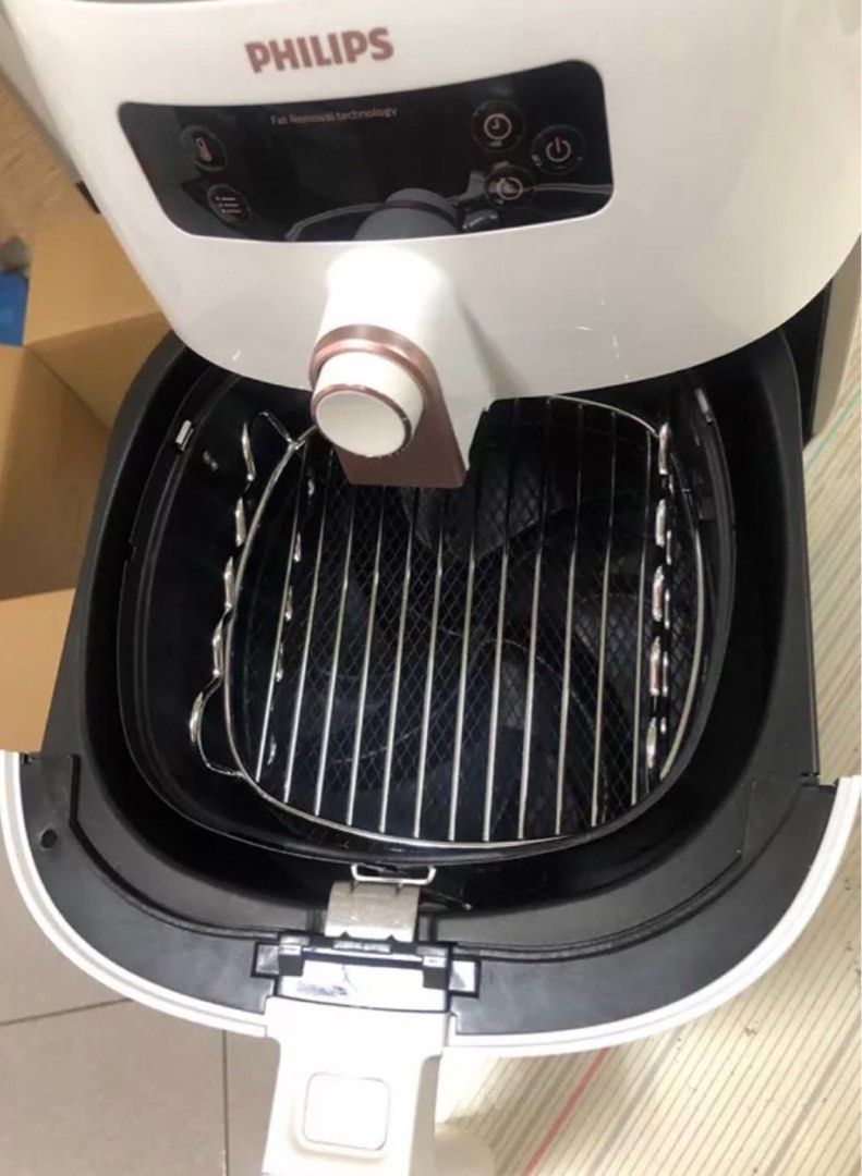 全新 飛利浦 氣炸鍋 HD9742 附雙層架 加送原廠防噴濺上蓋, 家具及居家用品, 廚具和餐具, 炊具及配件在旋轉拍賣