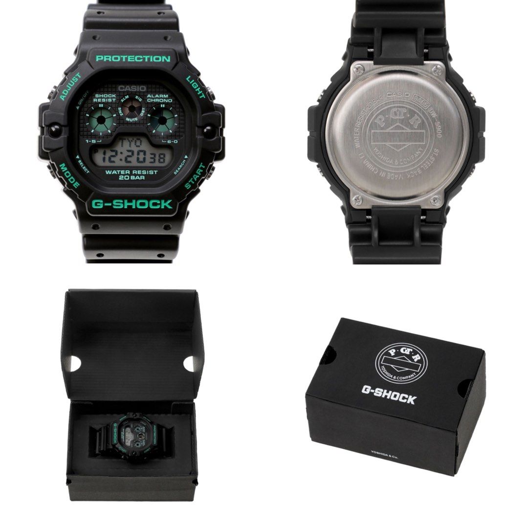 日本代購明早開售🇯🇵 Porter POTR x G-SHOCK DW-5900, 男裝, 手錶及 