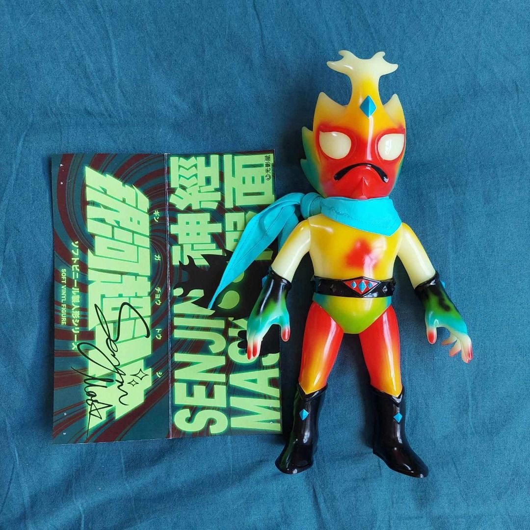 SENJIN SHONEN 銀河超闘志 ソフビ フィギュア 神經少年Senjin Shonen 出品銀河超斗士SENJIN MASK SOFVI 人形系列