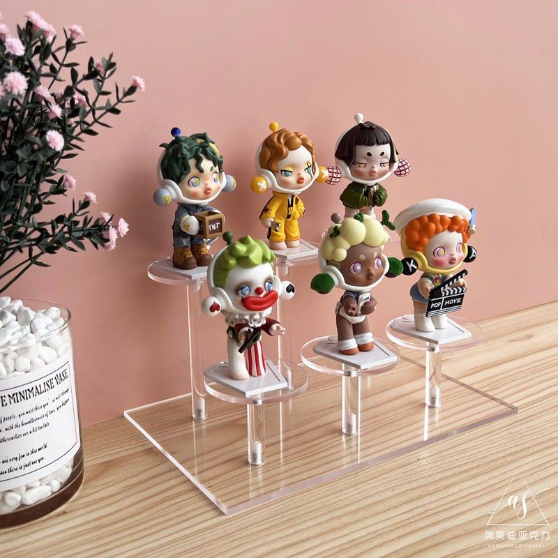 Acrylic transparent hand display stand Bubble Matt doll jewelry display