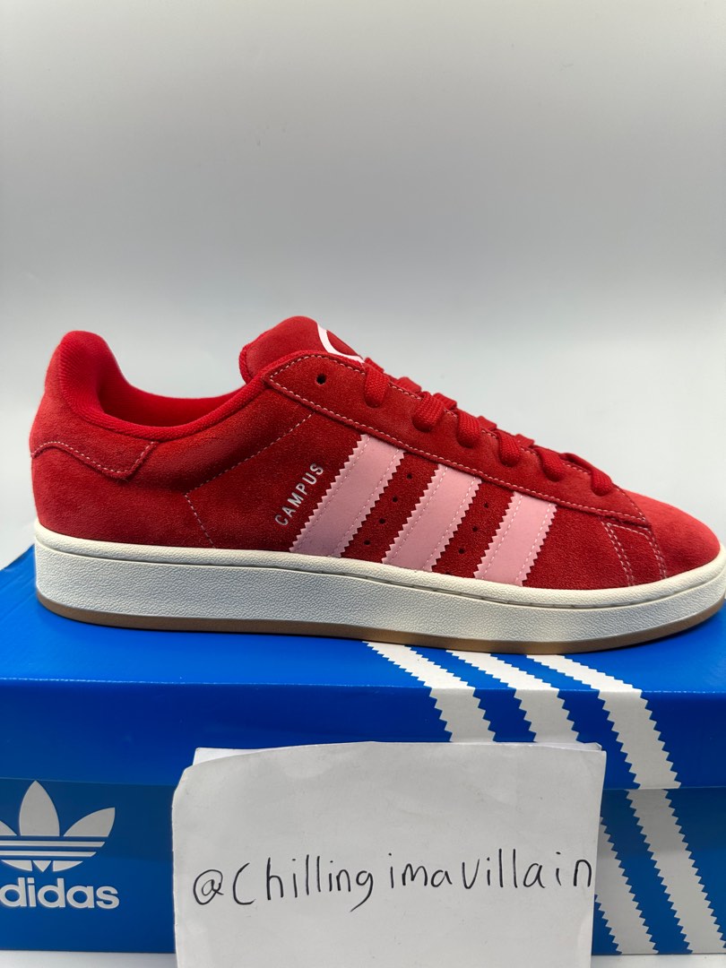 Adidas Campus 00s Better Scarlet Clear Pink Cloud White Gum