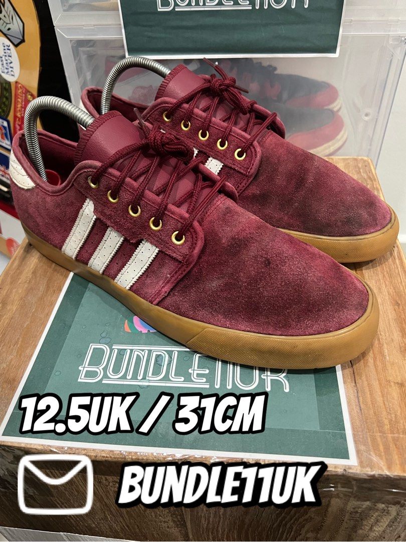 Adidas seeley burgundy & gum mens shoes outlet
