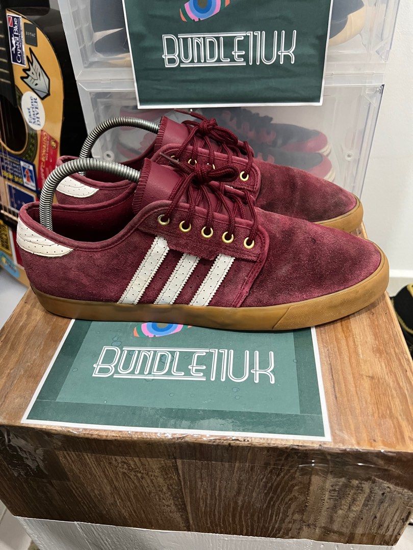 Adidas Seeley Collegiate Burgundy Originals 12.5UK Men s Fashion