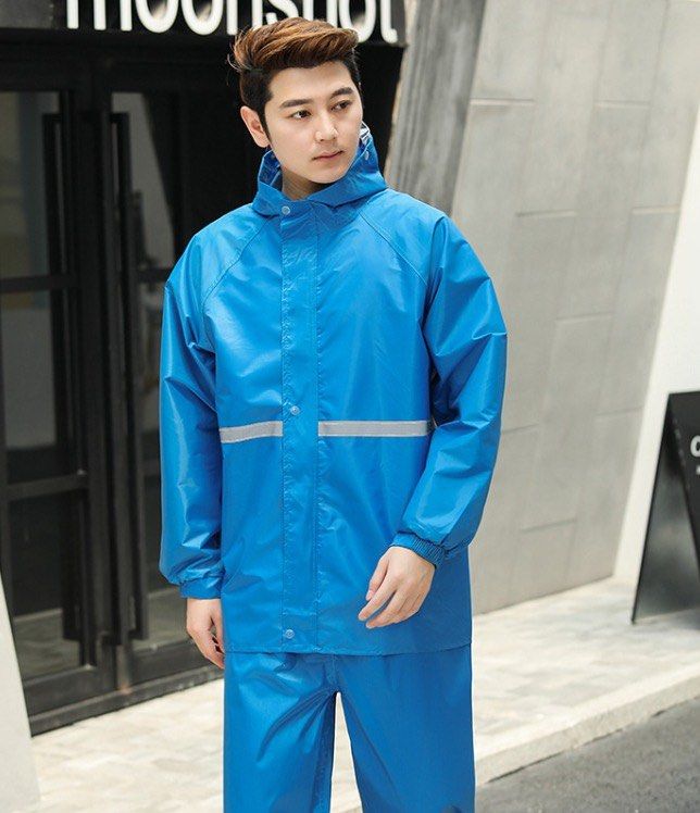 Adult Raincoat Thickened Waterproof Rain Pants Set Labor