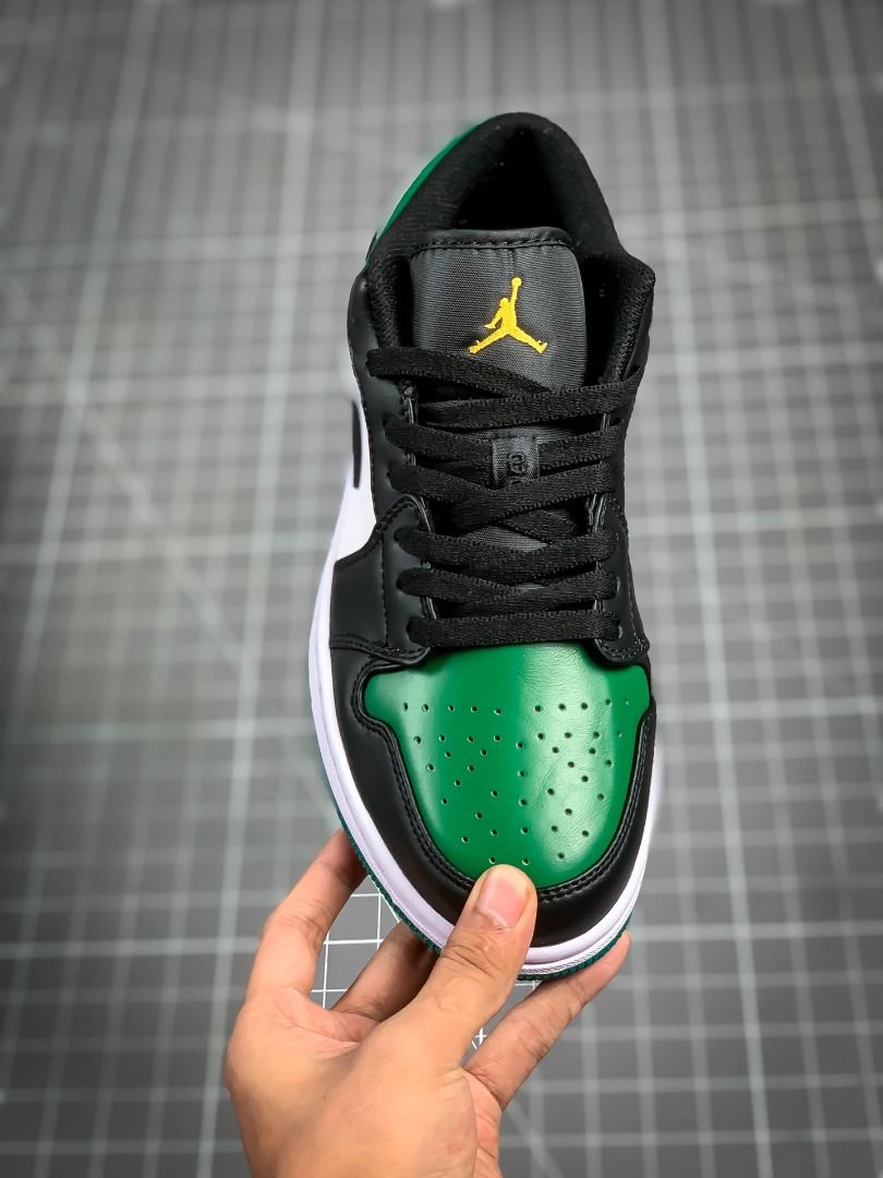 Air jordan 1 cheap black and green