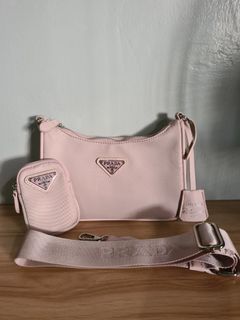 Alabaster Pink Prada Nylon Bag