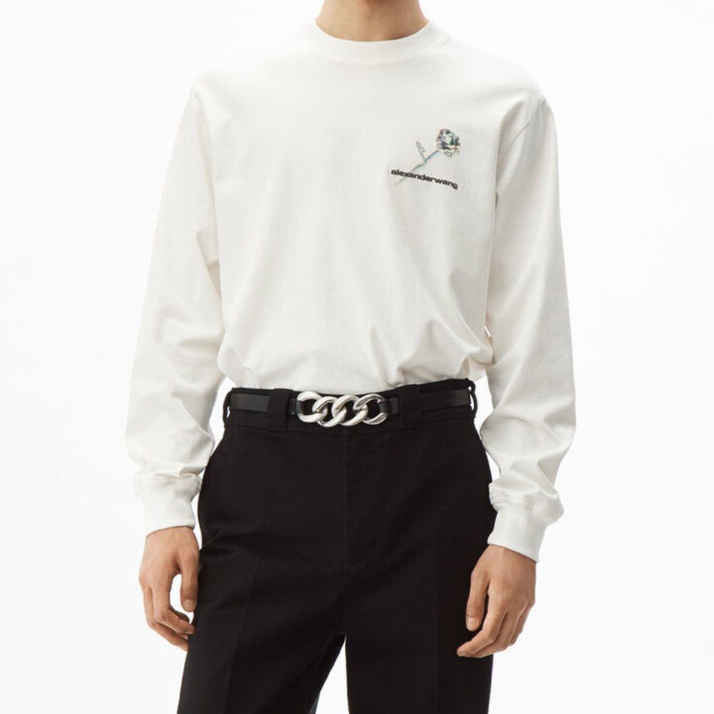 Alexander Wang Money Rose LS Tee, Men's Fashion, Coats, Jackets