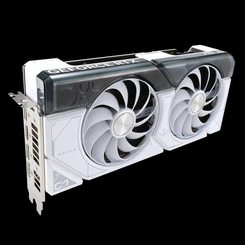 Asus Dual GeForce RTX 4070 White OC Edition 12GB GDDR6X 192-bit Gaming  Graphics Card