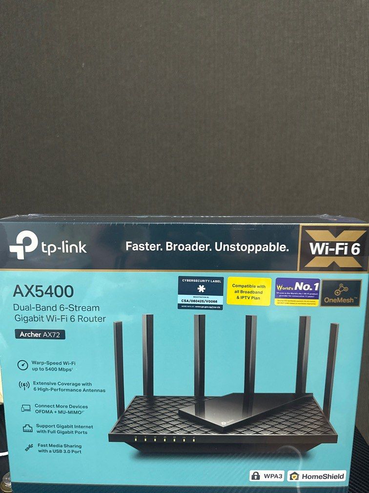 Asus Router AX5400, Computers & Tech, Parts & Accessories, Networking