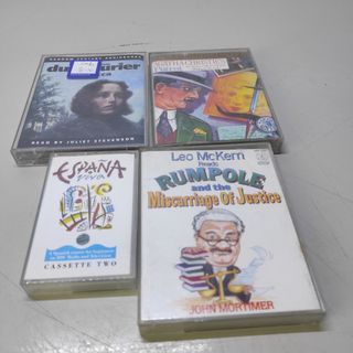 Audio books in cassette tapes from the UK @ 95 each E37