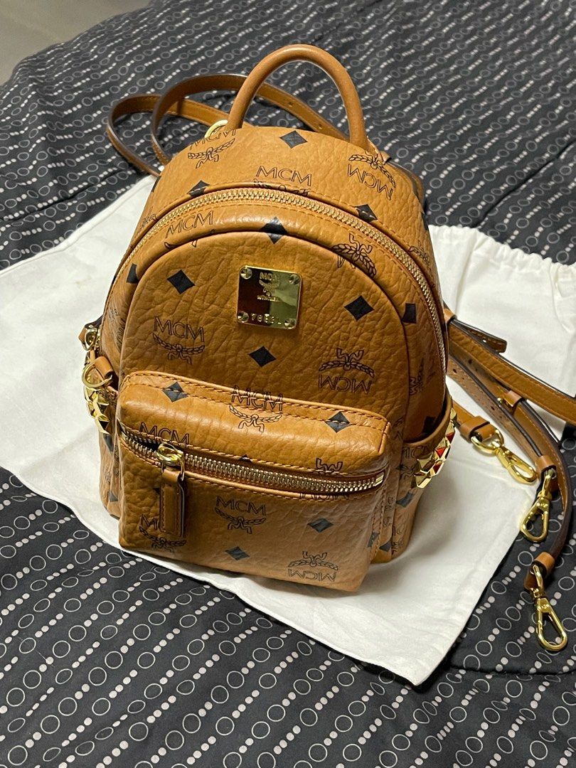 Authentic MCM bebe boo backpack, Luxury, Bags & Wallets on Carousell