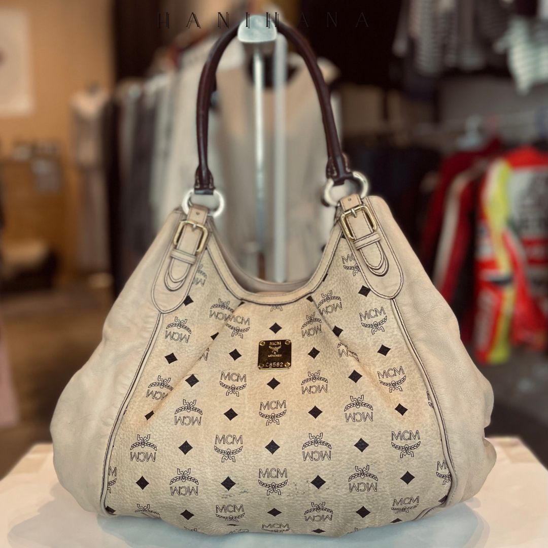 Mcm mini boston bag, Luxury, Bags & Wallets on Carousell