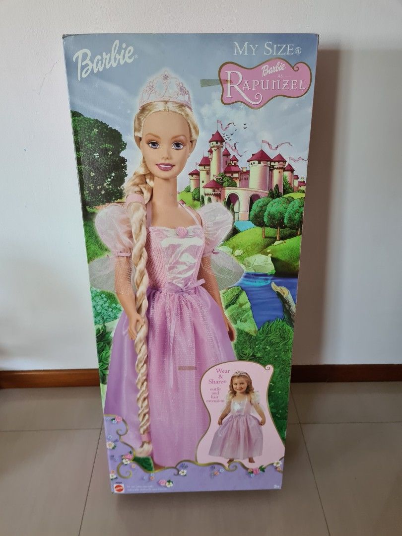 My size barbie discount rapunzel