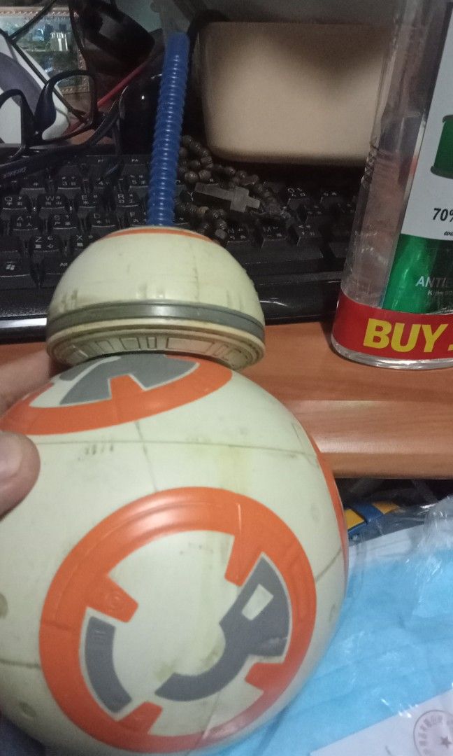 BB 8 (Category: Character Goods) located in Pasig City. Submitted by joe.pasig (Listing ID 1244202989, Image 1). Description: Never used. purchased in HK Disneyland. nalagyan lng tubig. pag bili ganito na tlga cya. well kept. wala na yung tag pinabili ko lng dati sa HK. Hesitant seller po to this item. Kasi I collect star wars item din..