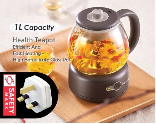 Glass electric hotsell tea pot