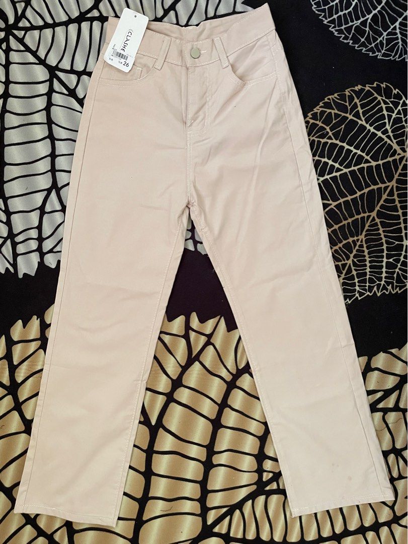 beige jeans, Women's Fashion, Bottoms, Jeans & Leggings on Carousell