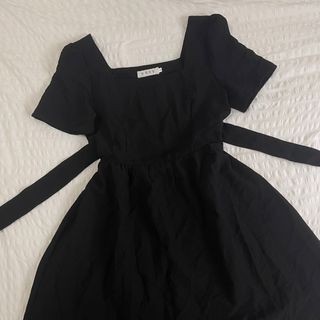 black babydoll dress