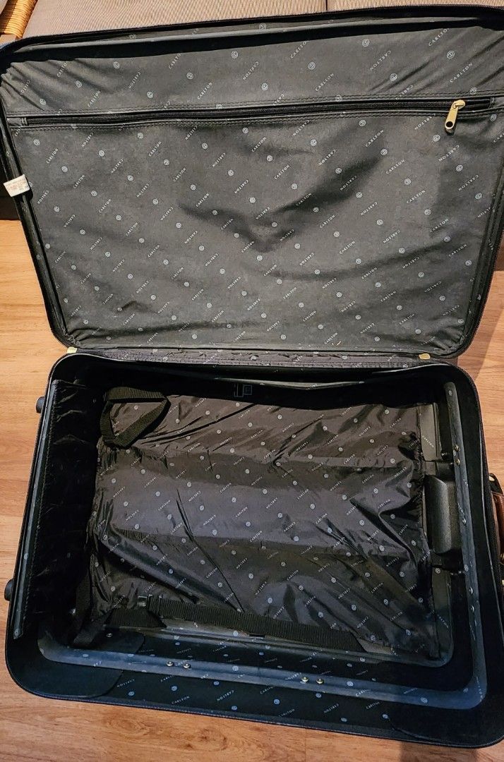 Black Carlton 2Wheel Luggage, Hobbies & Toys, Travel, Luggage on Carousell