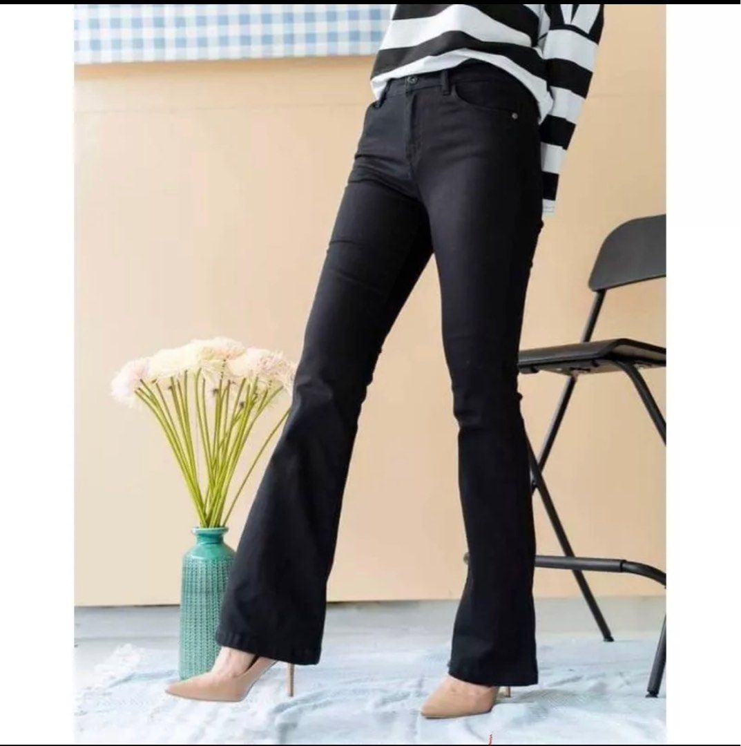 Next black best sale bootcut jeans