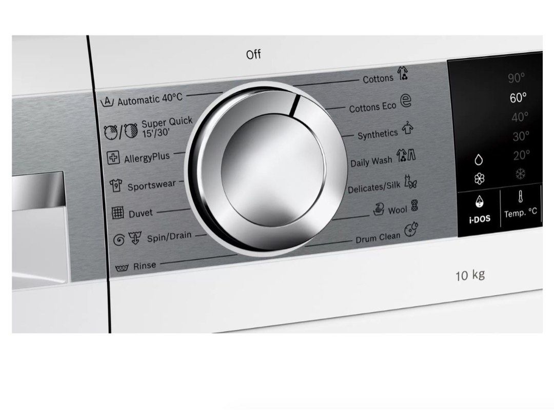 BOSCH 10KG FRONT LOAD WASHING MACHINE WGG254A0SG, TV & Home Appliances