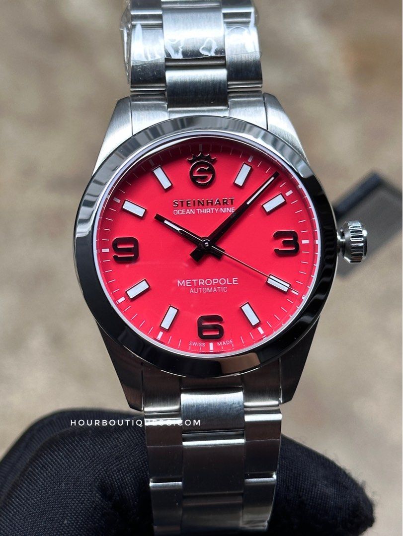 Red dial hotsell automatic watch