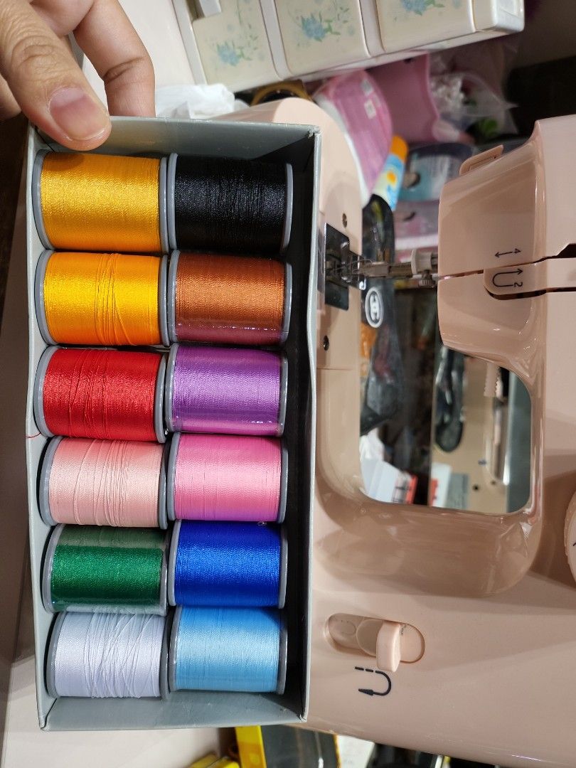 Brother embroidery thread 12, Hobbies & Toys, Stationery & Craft, Craft
