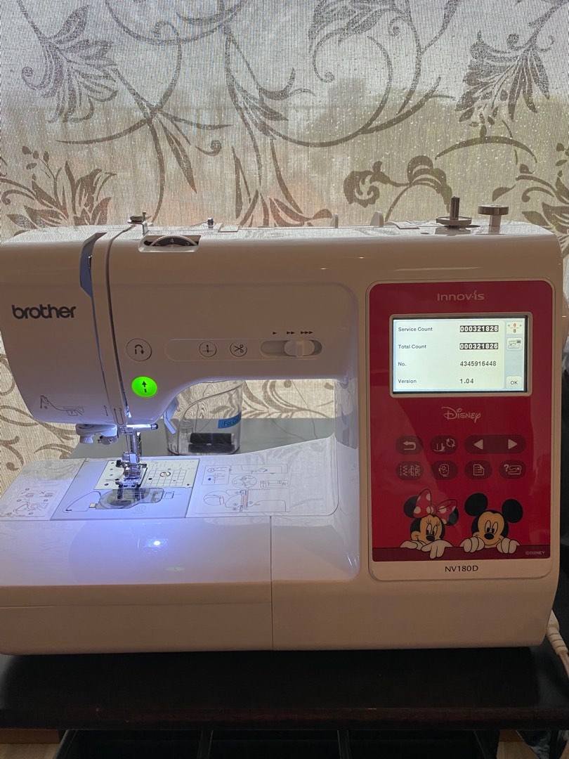 Brother Innovis NV180D Embroidery Sewing Machine (Disney), TV & Home