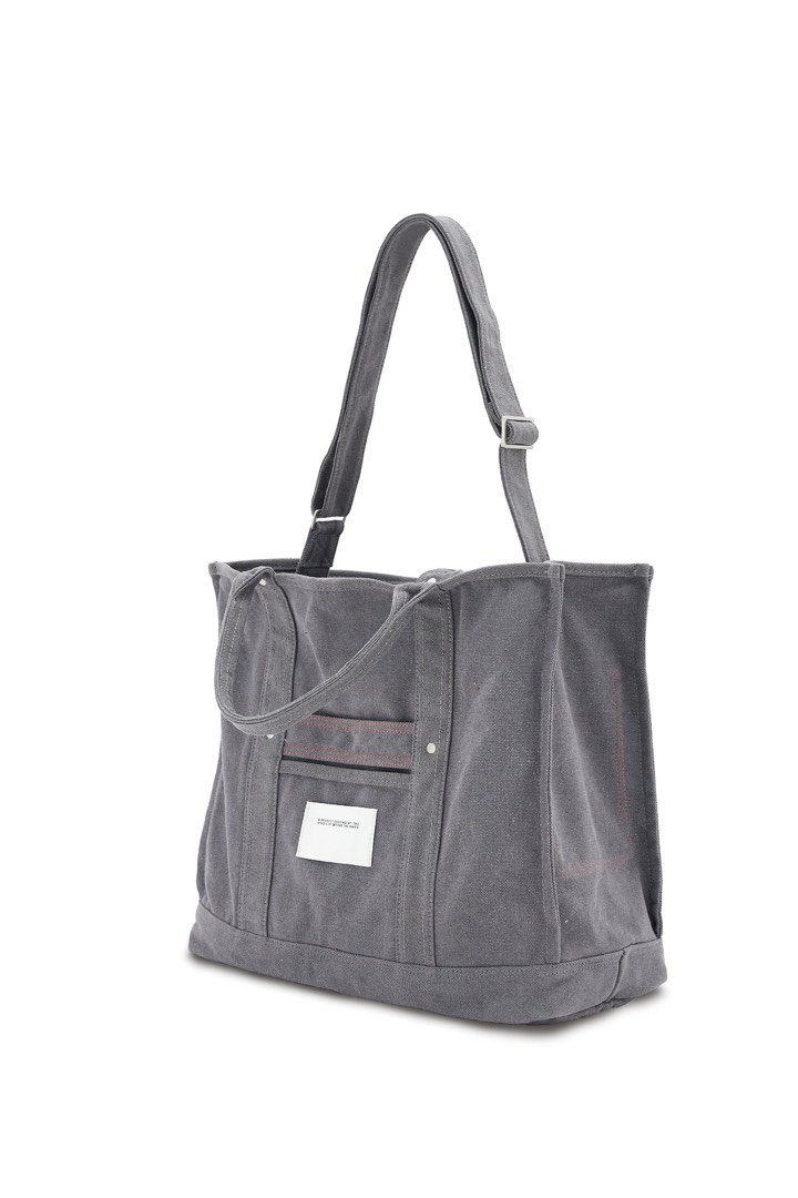 BTV Canvas Carryall 03 (Charcoal), Women's Fashion, Bags & Wallets ...