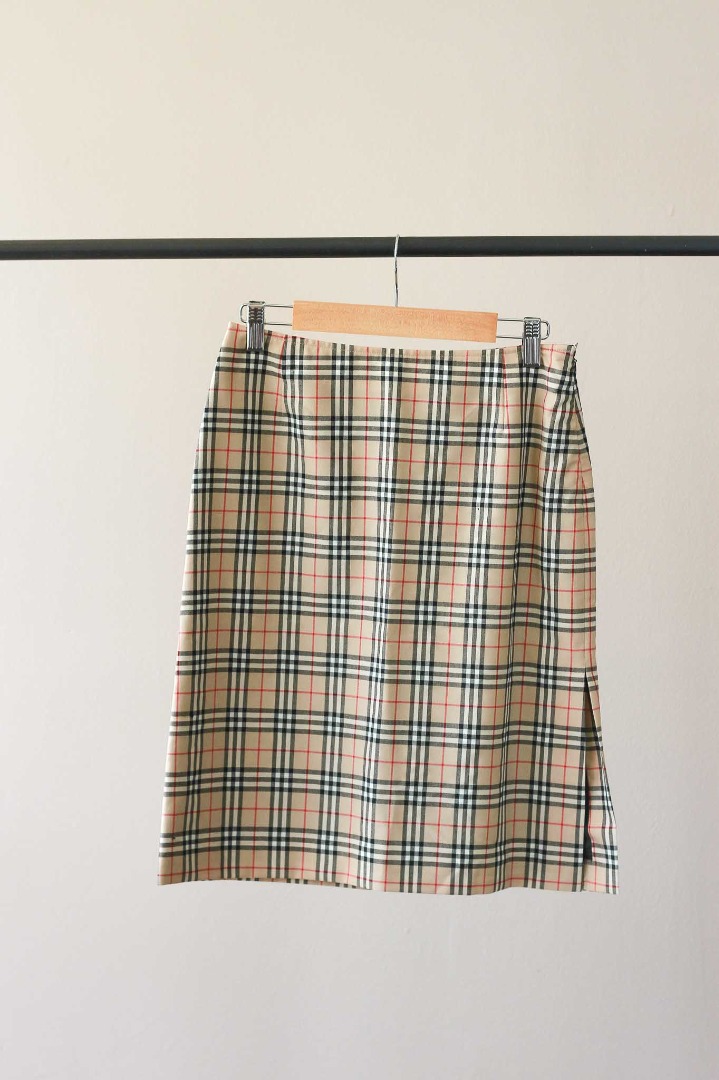Burberry blue cheap ombre skirt