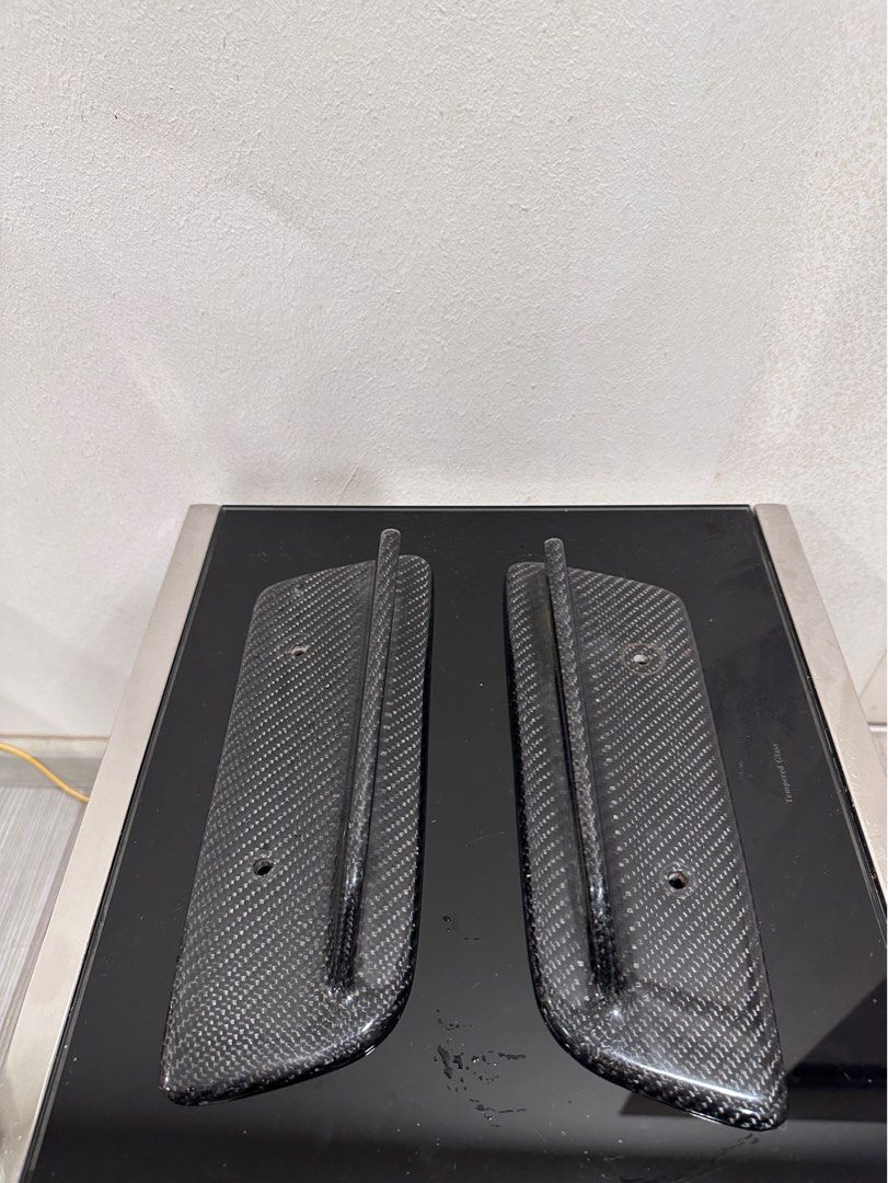 Carbon Fibre spoiler/wing base, Car Accessories, Accessories on Carousell