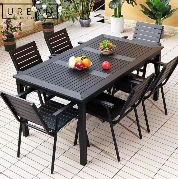 CARDI Modern Outdoor Table & Chairs, Furniture & Home Living, Furniture