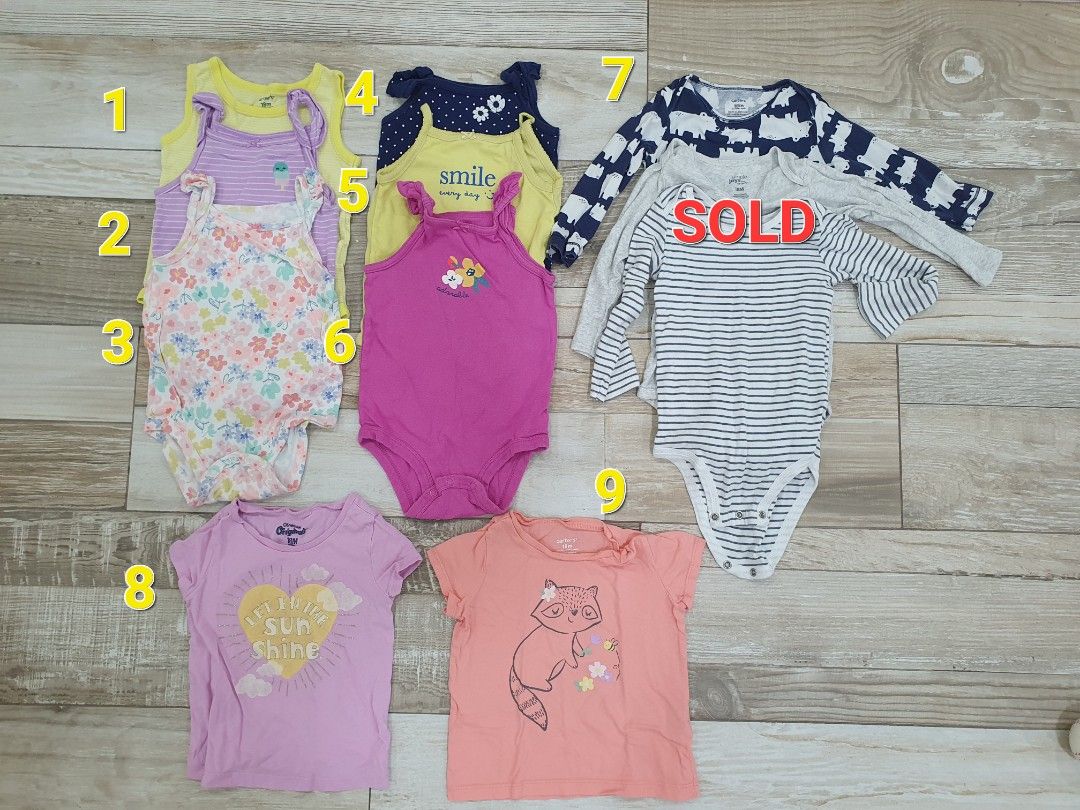 Carters 18 sales month girl clothes