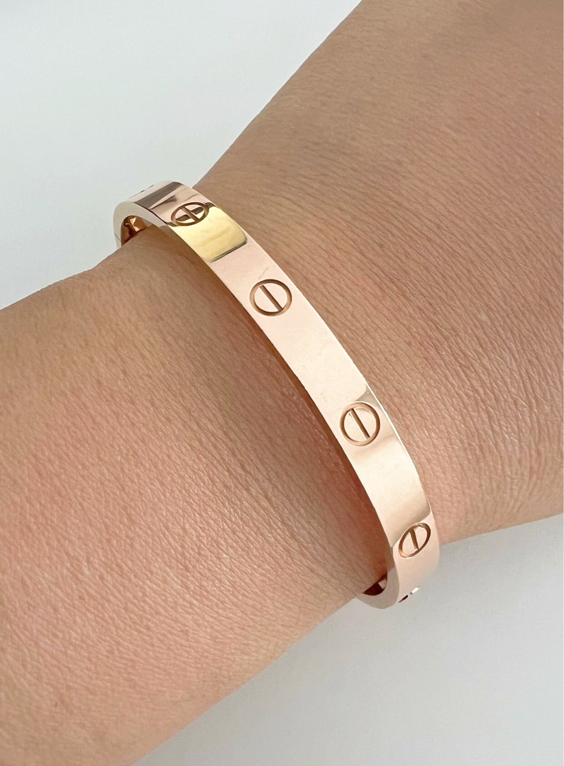 Cartier rose gold bangle outlet