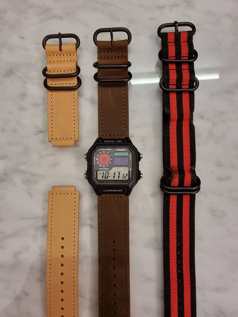 Casio AE1200 Mod Nato Zulu Strap Men s Fashion Watches