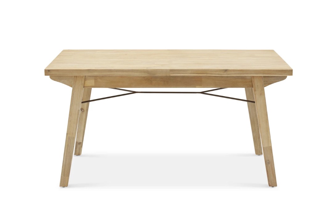 Castlery solid wood dining table, Furniture & Home Living, Furniture ...